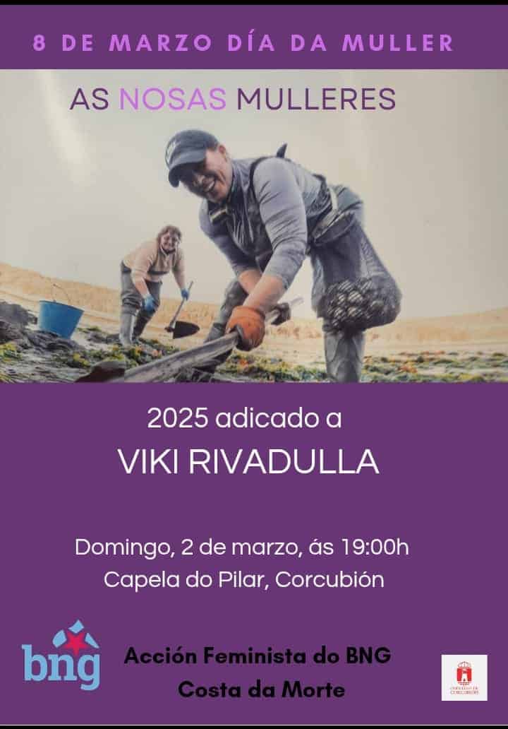Acción Feminista do BNG Costa da Morte recoñecerá a traxectoria de Viki ...