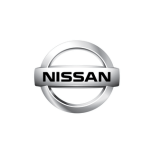 Nissan emblem and logo for vehicle branding.