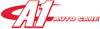 A1 Auto Care & Tire Center logo on the storefront in Tennessee.