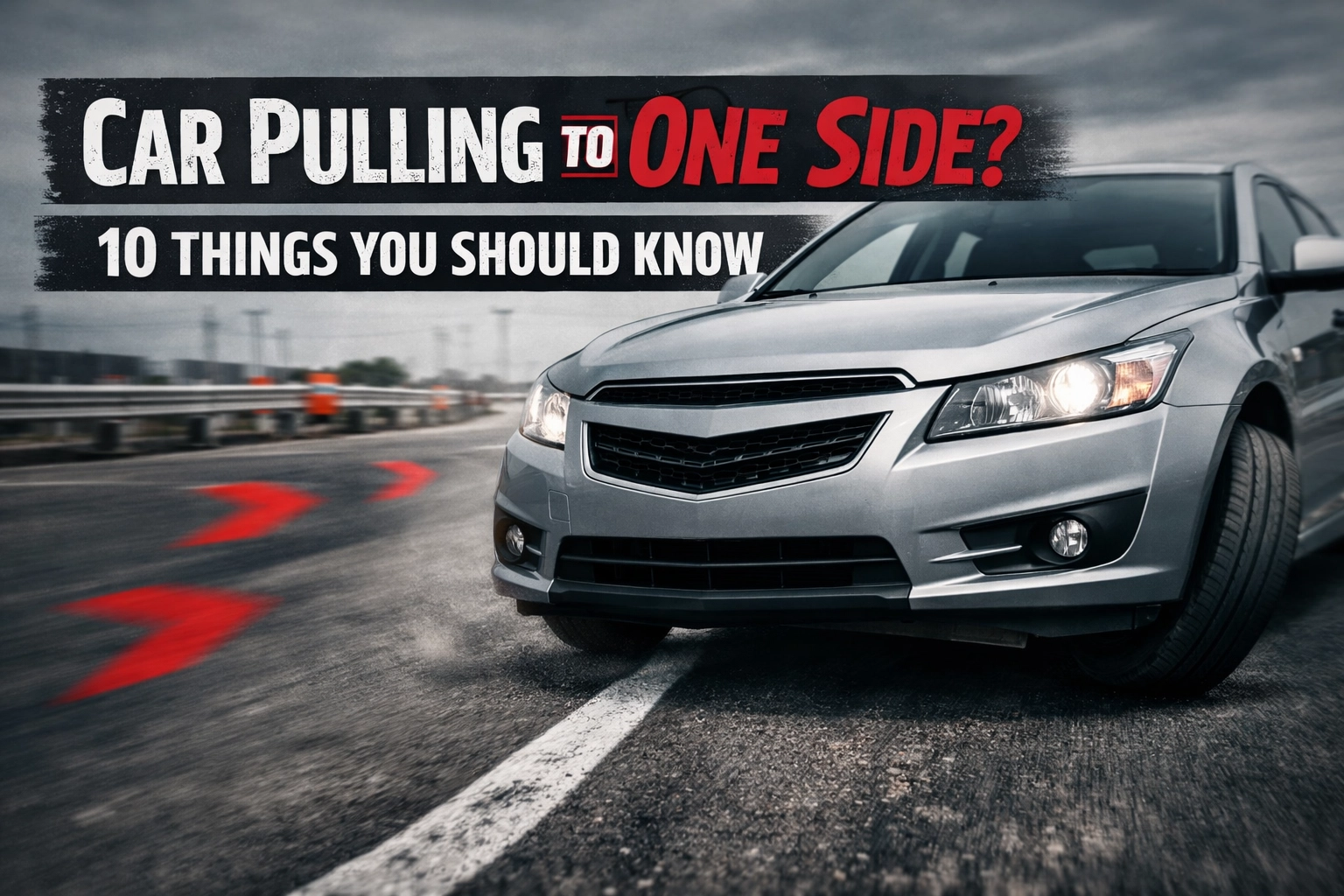 Car pulling to one side, common causes and repair tips for vehicle alignment issues.