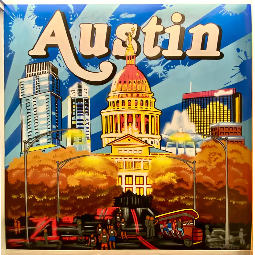 mural by aaron darling | aaron darling mural artist | lago vista tx