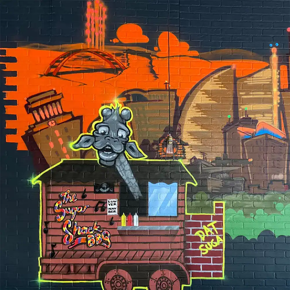 mural by aaron darling | aaron darling mural artist | lago vista tx