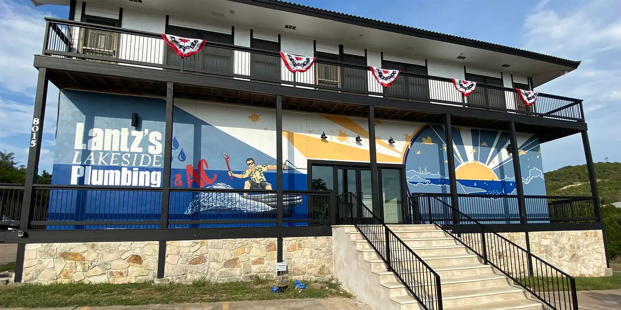 mural by aaron darling | aaron darling mural artist | lago vista tx