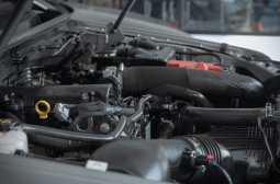 Transmission system components in a vehicle engine for optimal performance.