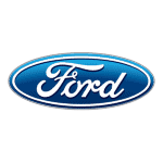 Ford logo displayed at Abe's Auto Inc. auto repair shop.