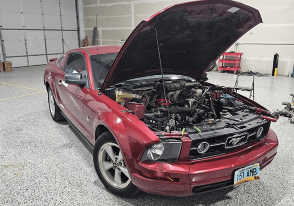Ford Mustang engine repair at Above All Auto Repair.