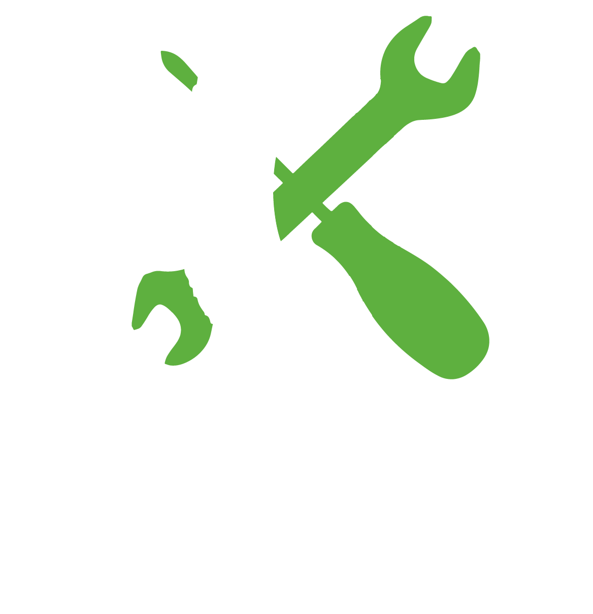 Tire with wrench icon representing auto repair services.