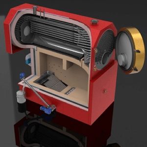 Containerised Wood Waste Fired Heat Plant