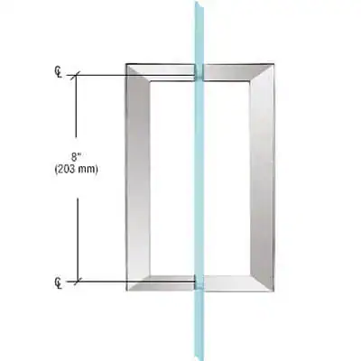 Square Back-to-Back Handle | American Door & Glass Industries
