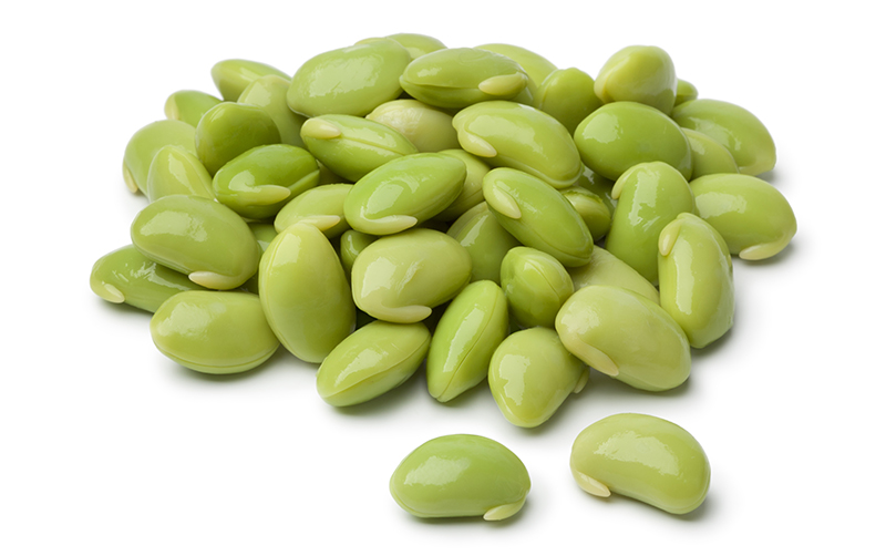 Fresh peeled soybeans פולי סויה ירוקים אדממה אדממי ללא תרמיל בלי קליפה