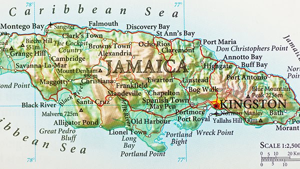 Jamaica Word, Kingston Capital Text, Creative Font