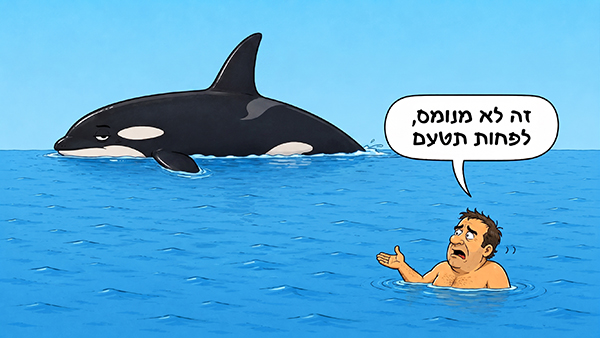 orca man cartoon