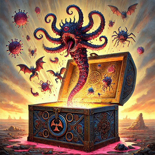 pandora's box תיבת פנדורה - אילוסטרציה