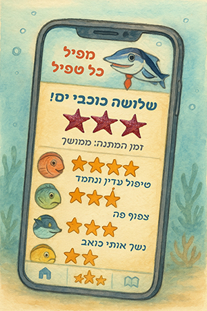איור אפליקציית דירוג תחנות ניקוי
