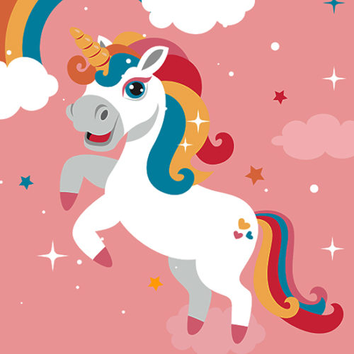 איור של חד קרן מהאגדות