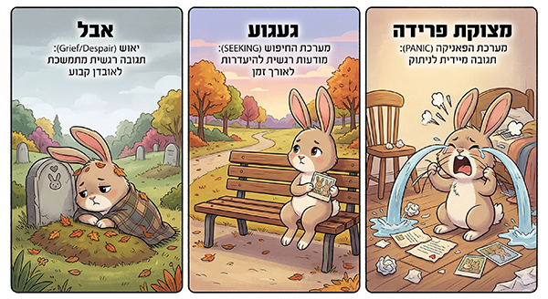 מצוקת פרידה געגוע ואבל