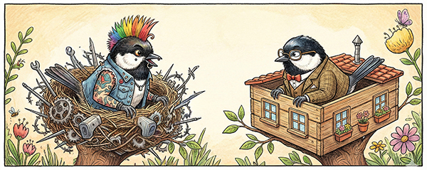 נמצא קשר בין תכונות אופי למבנה הקן