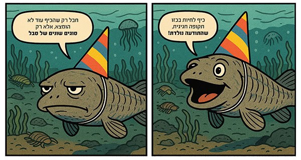 פרוטו דג מבועס שטרם הומצאו רגשות טובים פרוטו דג מבועס שטרם הומצאו רגשות טובים
