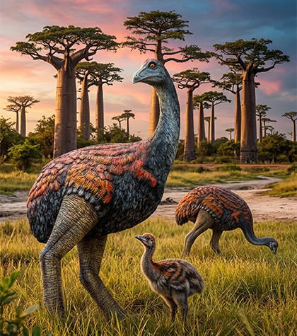 ציפור פיל נכחדת ממדגסקר