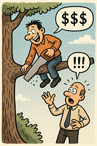 רווחים קצרי טווח המחשה