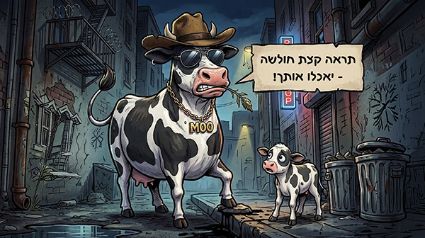 תראה חולשה יאכלו אותך