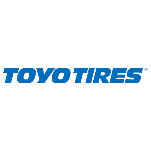 Toyo Tires logo on a vehicle tire for quality and performance.