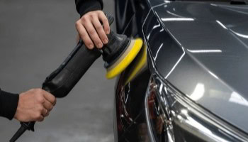 Professional car polishing and detailing service at Army Mechanics Inc.
