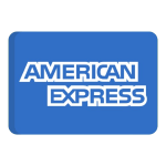 American Express credit card logo for secure payment options.