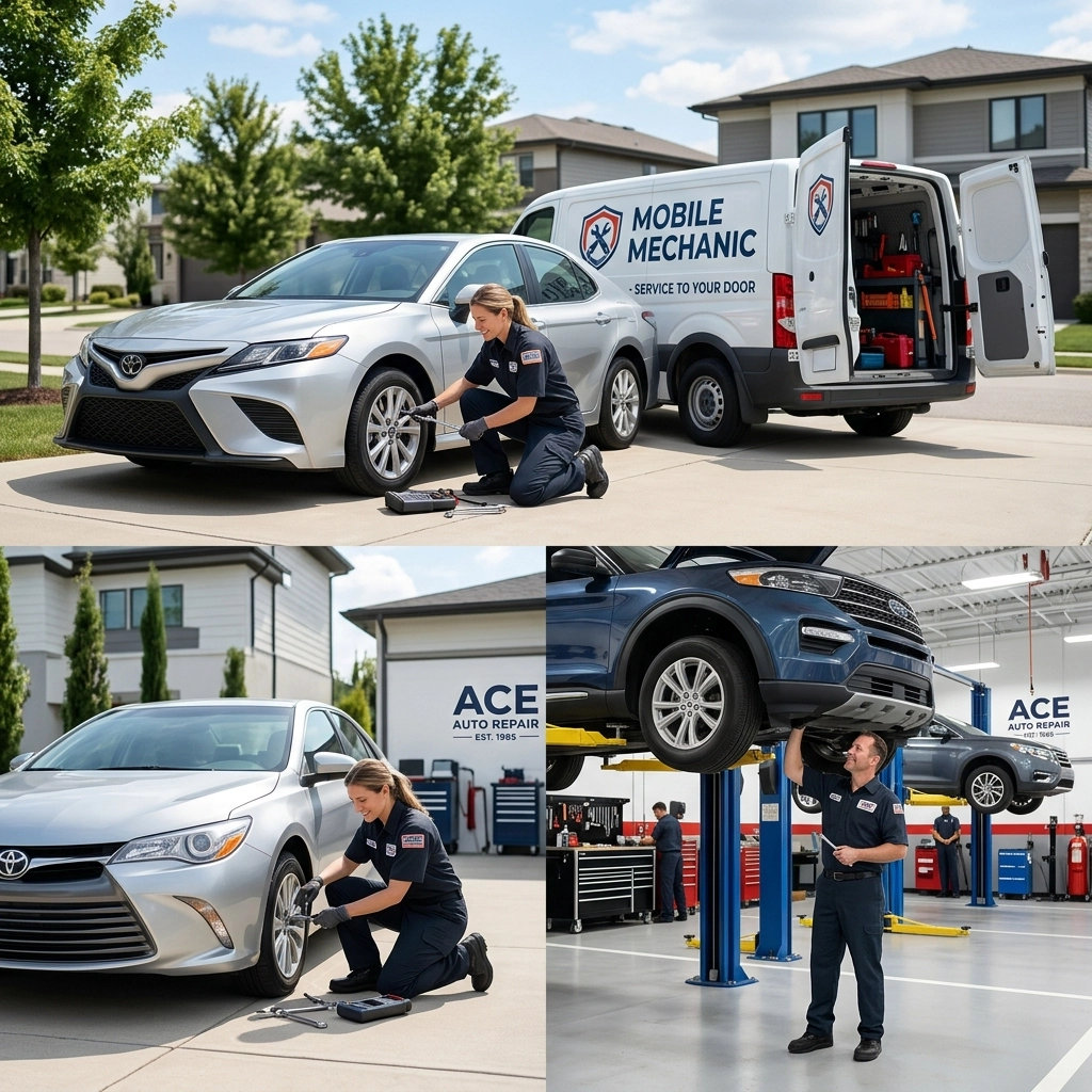Mobile auto repair and maintenance services by Army Mechanics Inc.