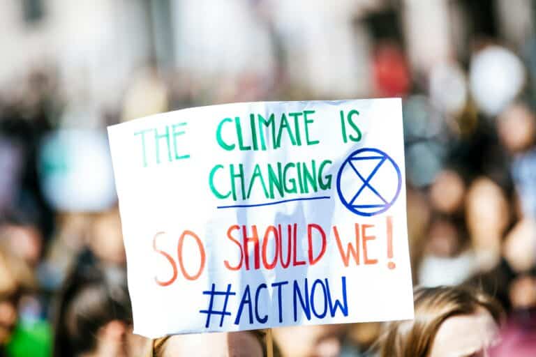 People Protesting Climate Change
