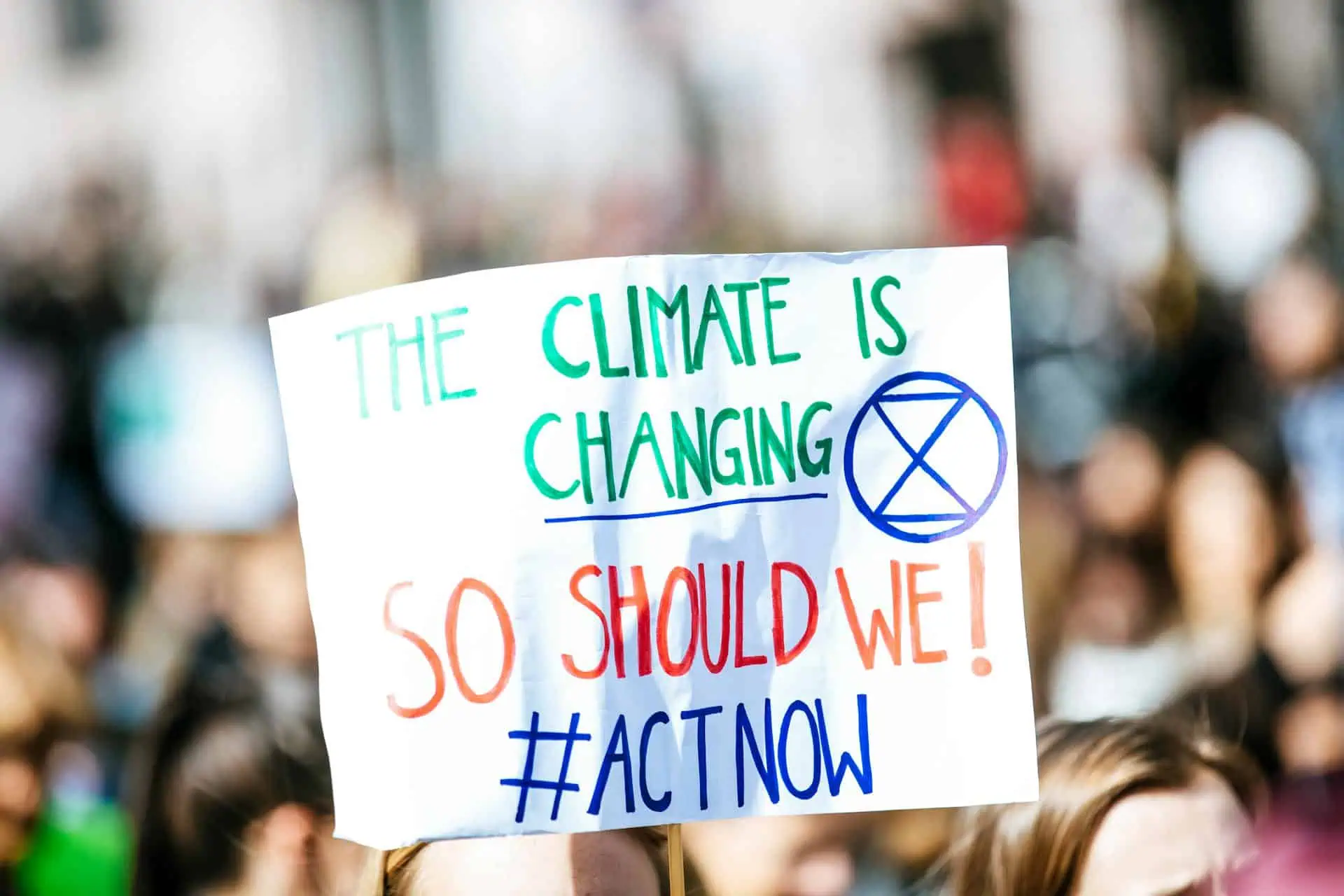 People Protesting Climate Change