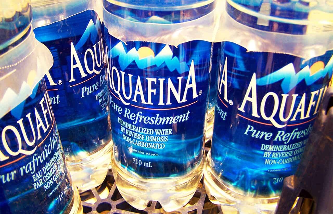 Aquafina water bottles