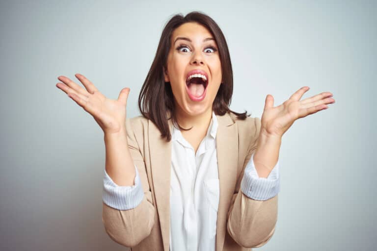 Young beautiful elegant business woman