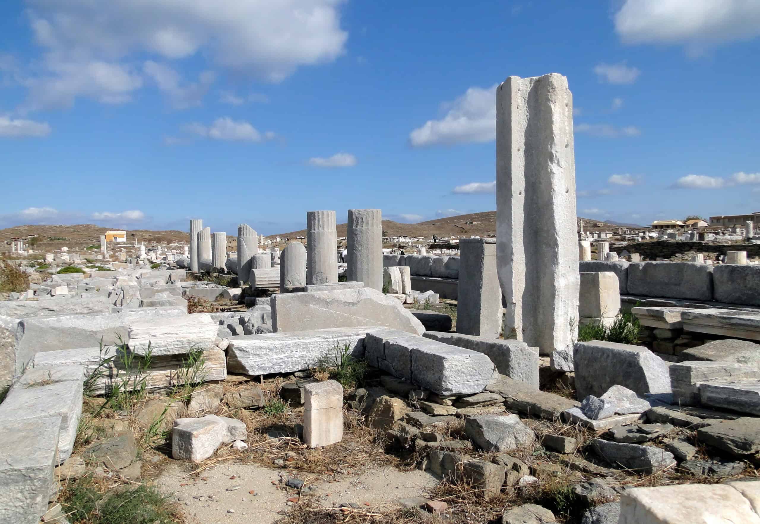 Ruins of Stoa of Philip, Delos