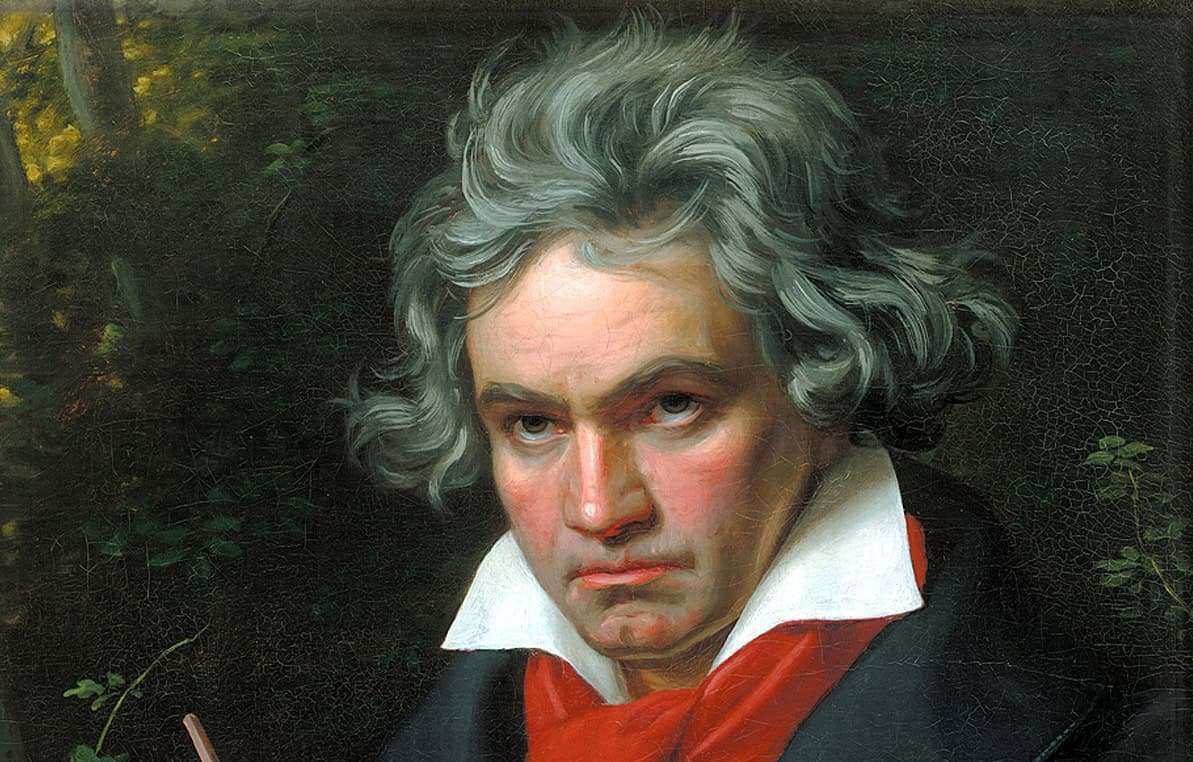 Painting of Ludwig Van Beethoven by Joseph Karl Stieler