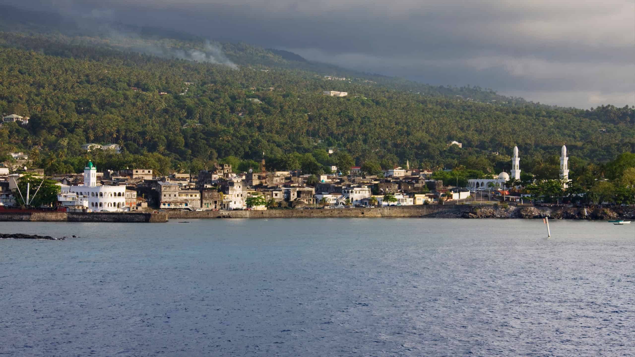 View to Moroni, Grand Comore Island, Ngazidja, Comores, Africa