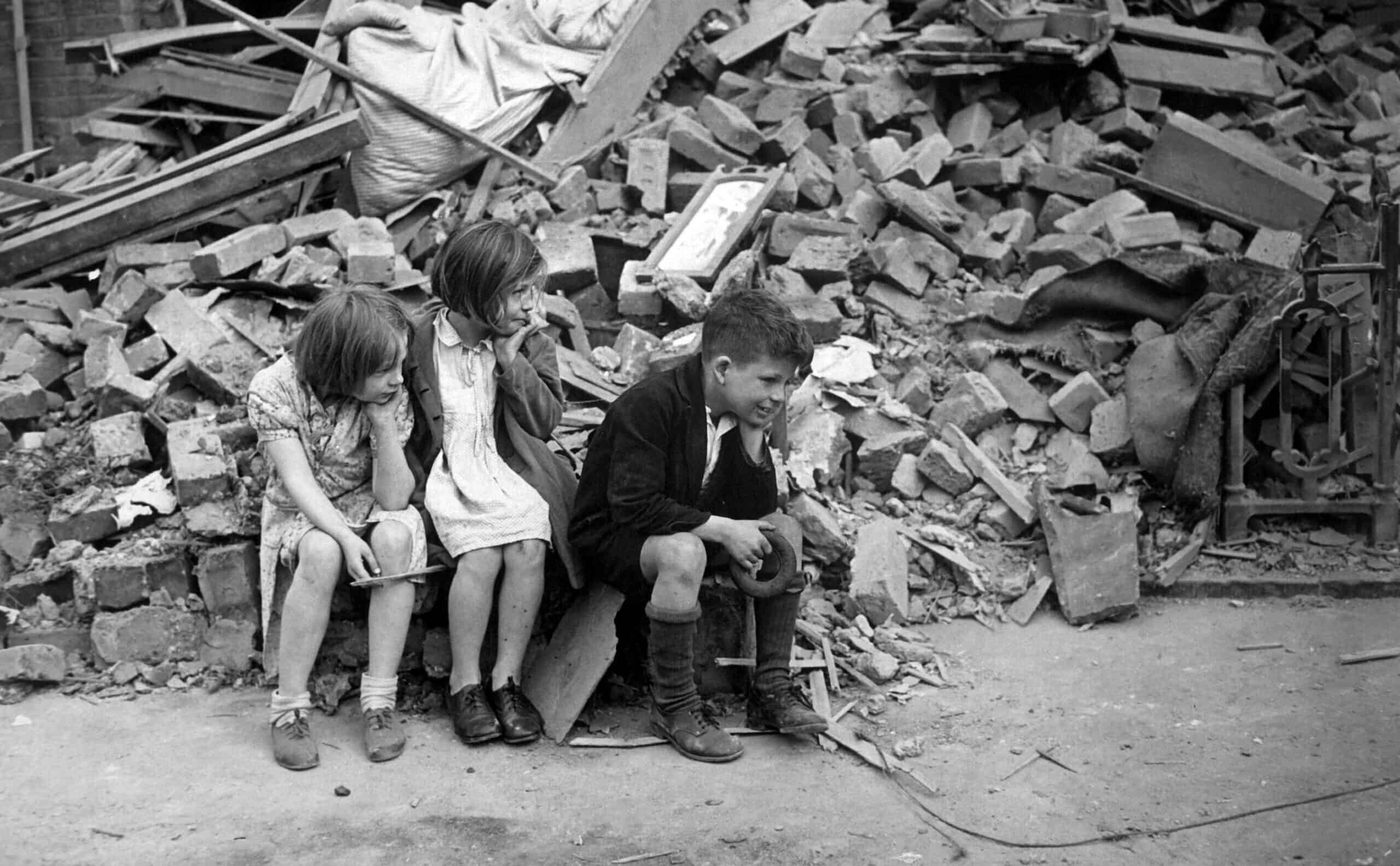 East London Building Home To 3 Children Hit By Bomb In The Year Of 1940 During The German Bombing Raids A.K.A. The Blitz