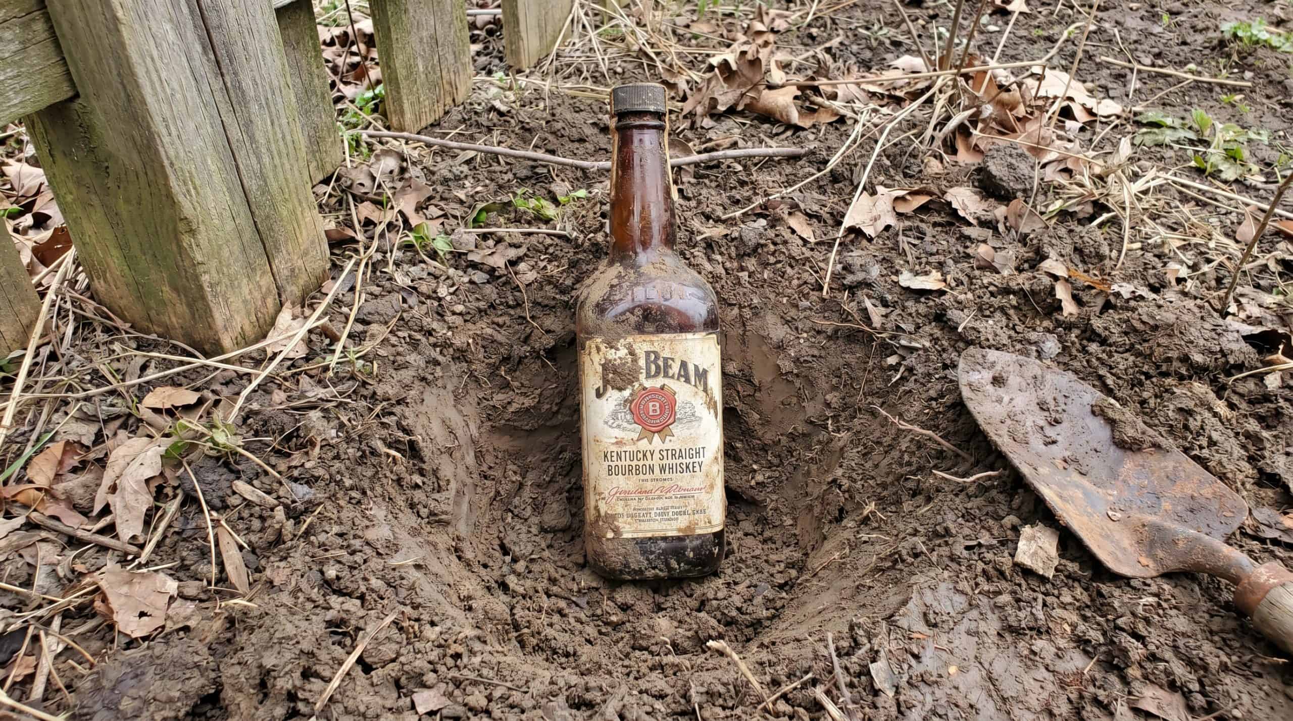 Burying a Bottle of Bourbon