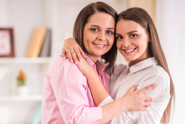 Mother and daughter