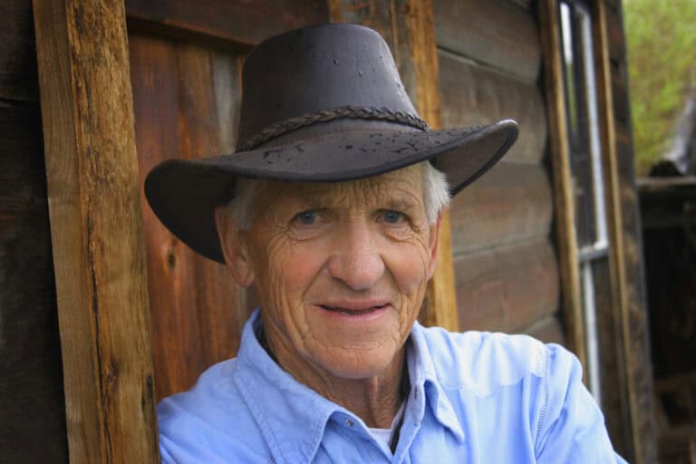 Portrait Of A Senior Cowboy