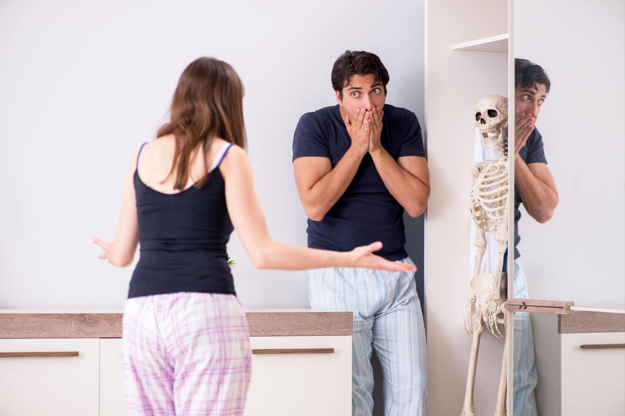 “Skeleton in the closet”