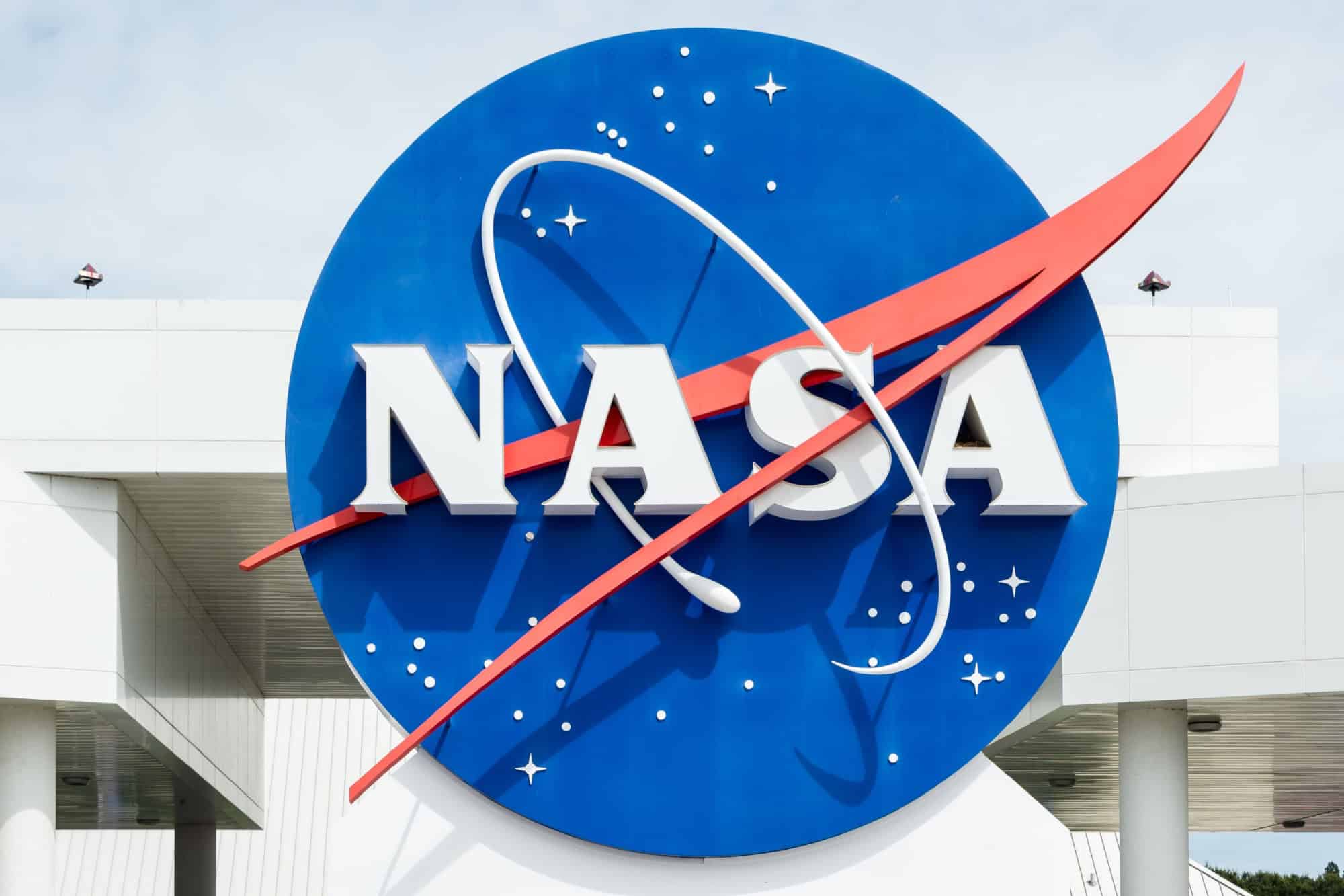 One view Kennedy Space Center, the NASA spaceport on Merritt Island in Florida