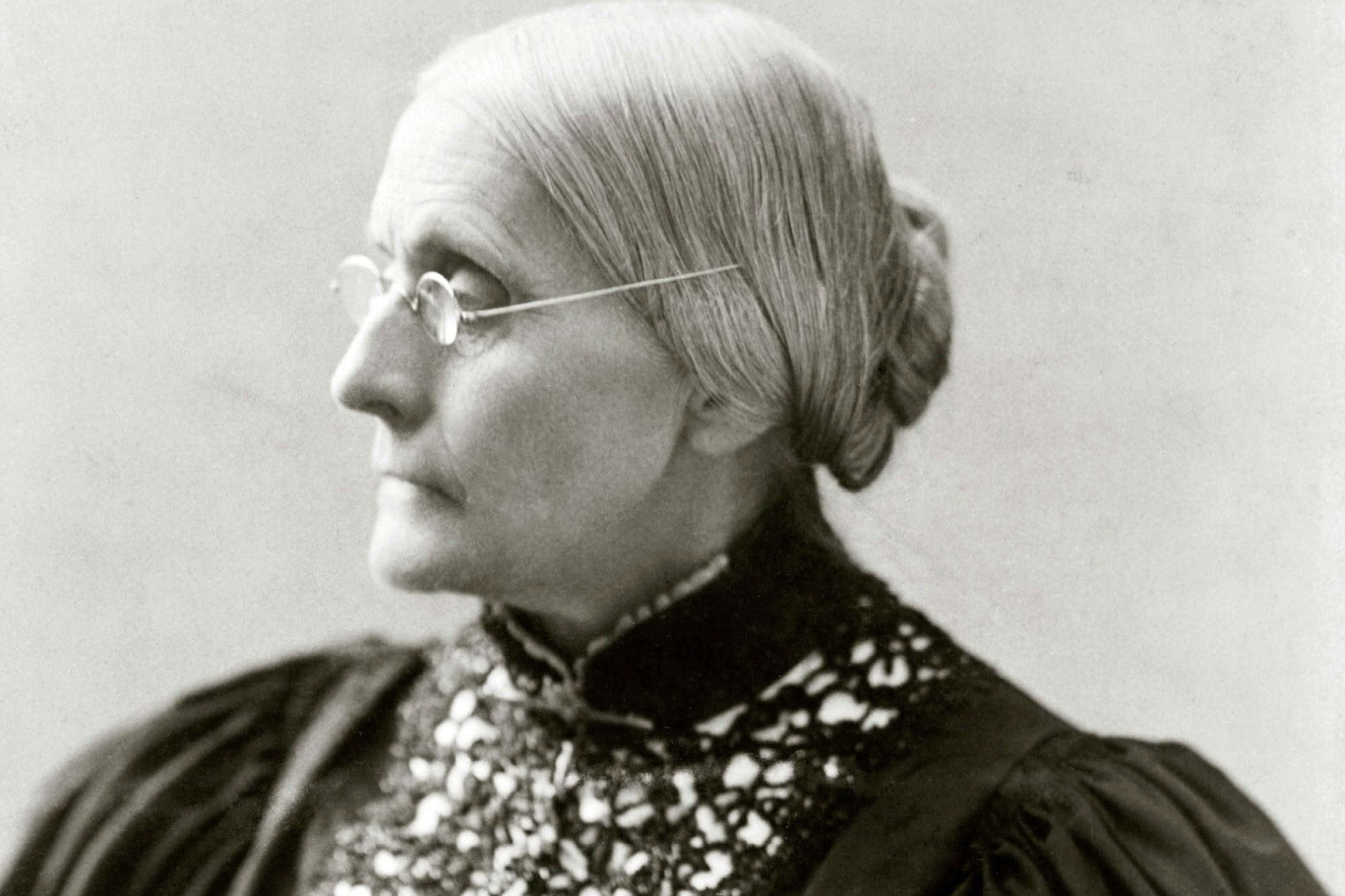Susan B. Anthony (1820-1906), in 1890s.