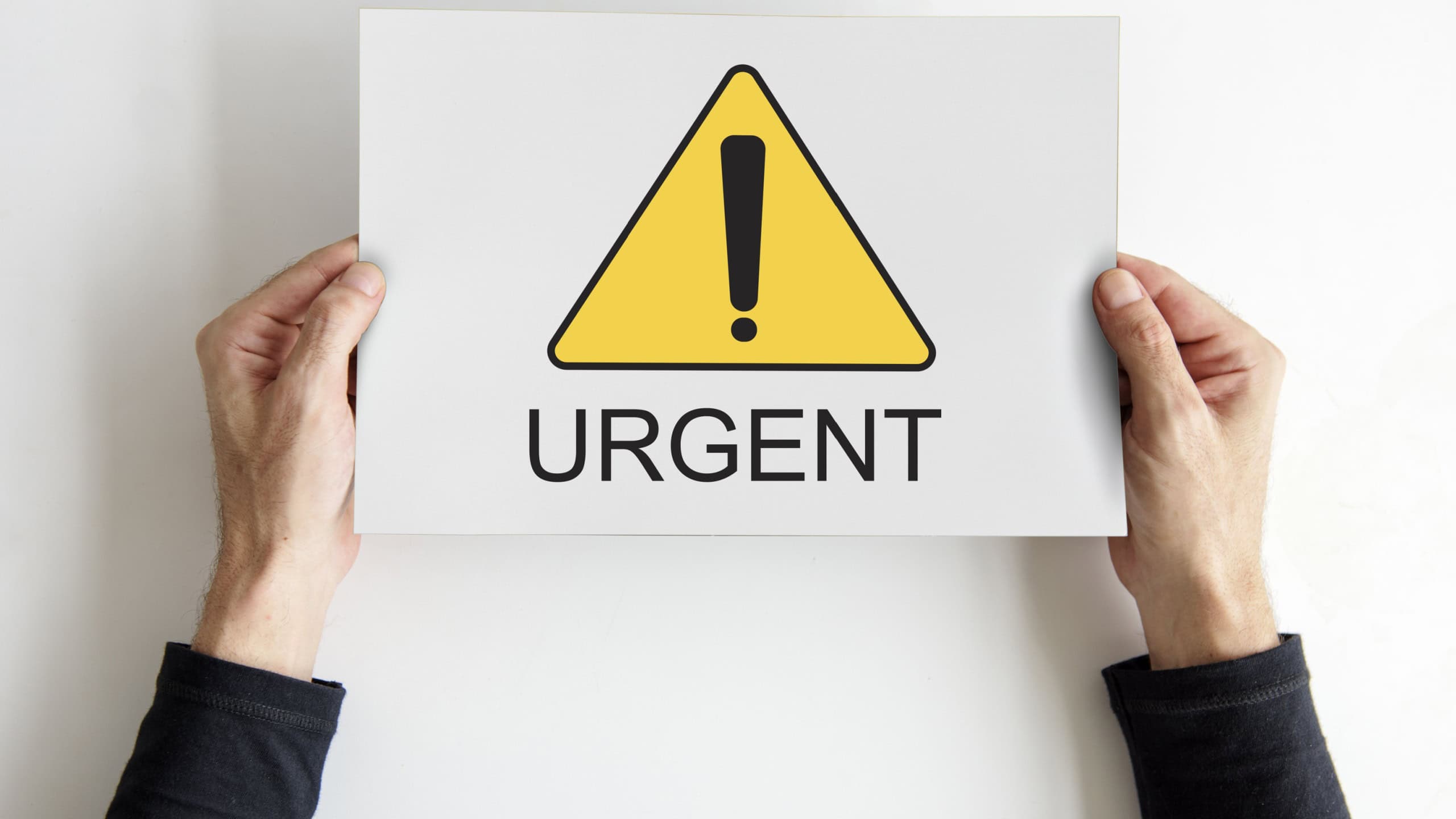 Urgent Alert Attention Caution Error Warning