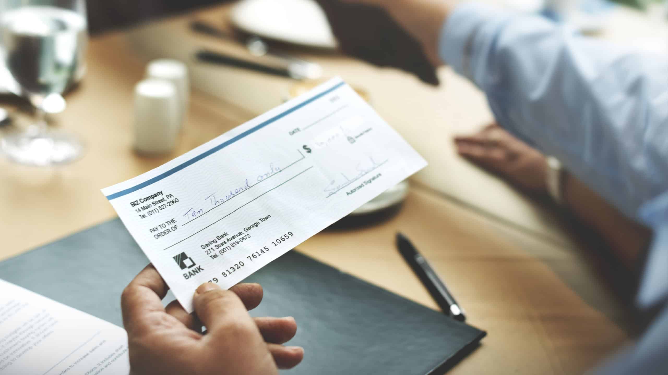 Business People Together Communication Concept - Cheque