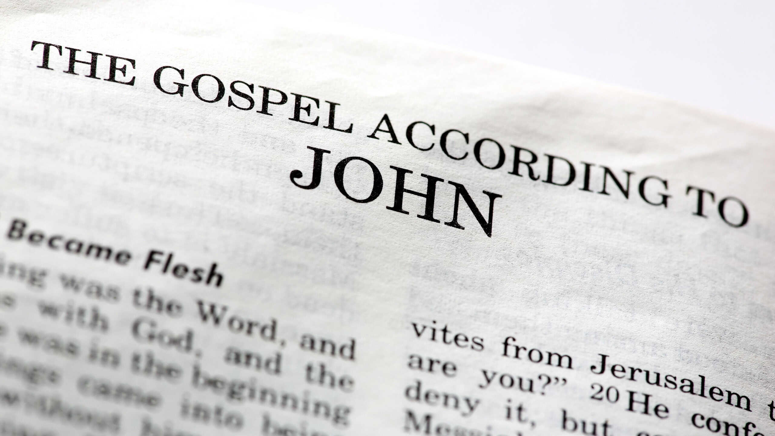 The Gospel According to John in the Christian New Testament Bible