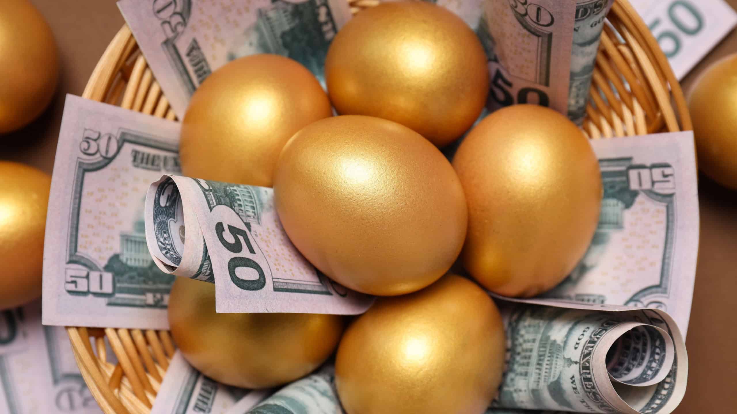 Golden eggs, pension savings, investments and retirement