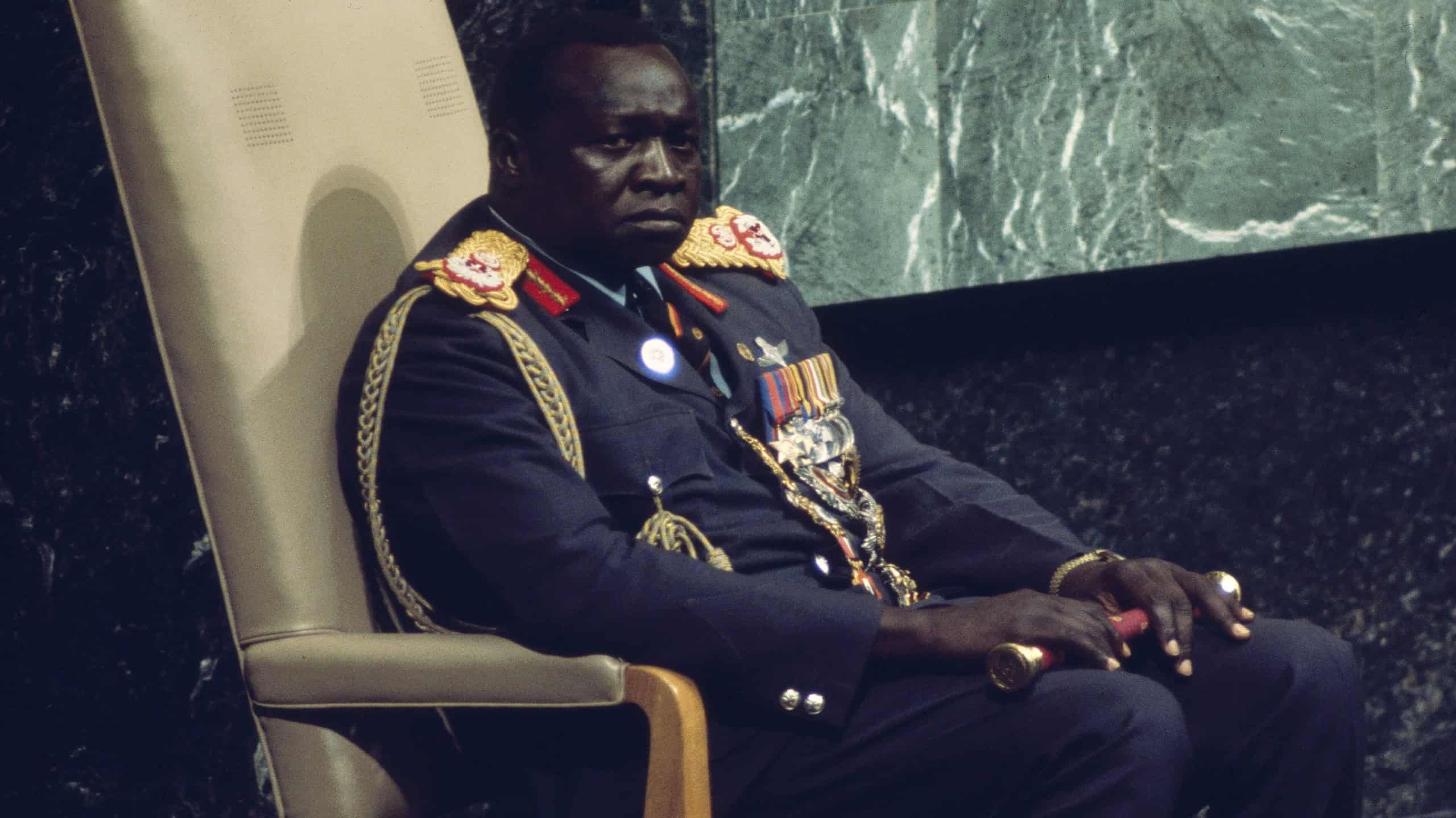 Idi Amin at UN (United Nations, New York) gtfy.00132