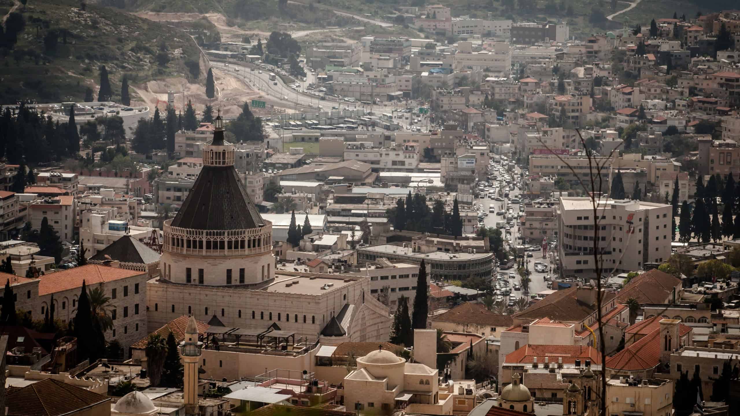 Roofs of Old City in Nazareth, Israel