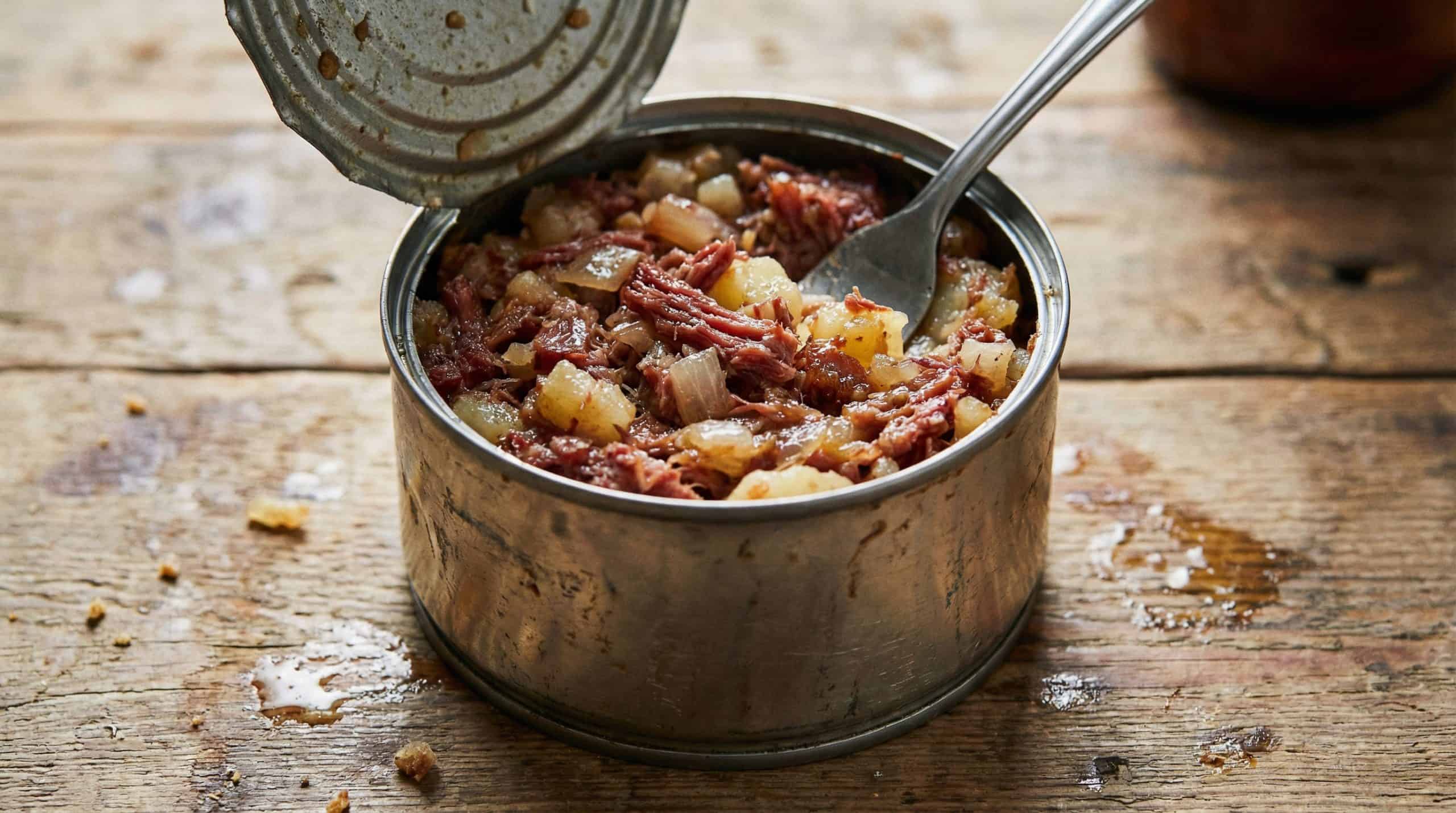 can with Corned beef hash.